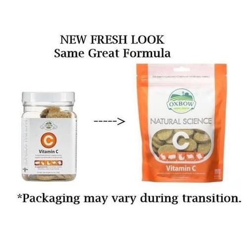 Foto Produk Oxbow Natural Sciense Vitamin C 60ct Vitamin Marmut Kelinci Guinea Pig - EXP 2022-09 dari Hime petshop