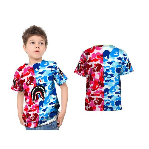 Foto Produk Kaos Baju Anak Fullprint Custom Bape Shark 01 dari HDCustom