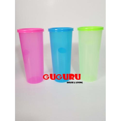 Foto Produk Souvenir Gelas Plastik Tutup (L) Tumbler Plastik Colorful Warna Warni dari Guguru