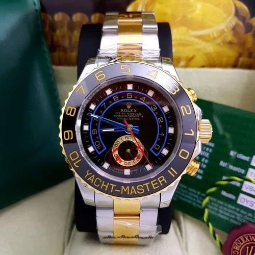 Ceramic Bezel Gold Combi Black-Dial 