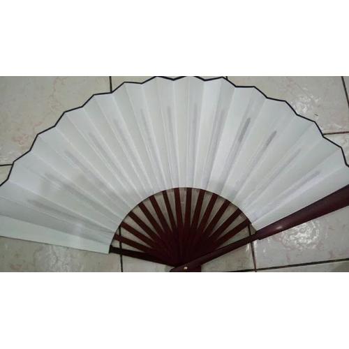 Foto Produk Kipas Kayu Polos Ukuran Jumbo Bahan Lilin dari MettaOlshop.id