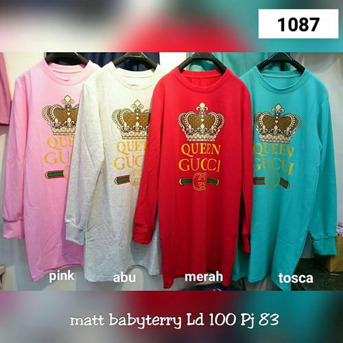 Foto Produk CTNK 1087#Tunik or dress gucci queen, - Pink dari C&R collections