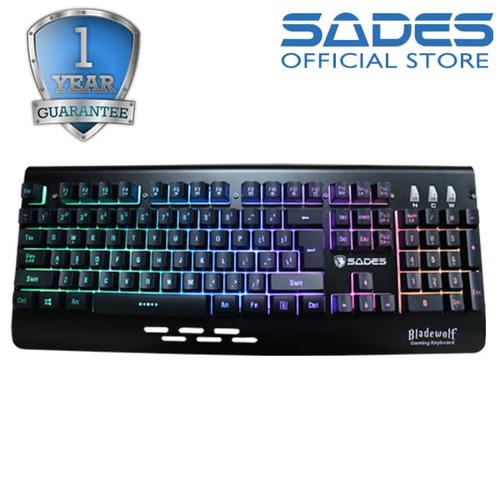 Gambar Sades Bladewolf Rubber Dome Gaming Keyboard dari Sades Official Store Jakarta Pusat Tokopedia