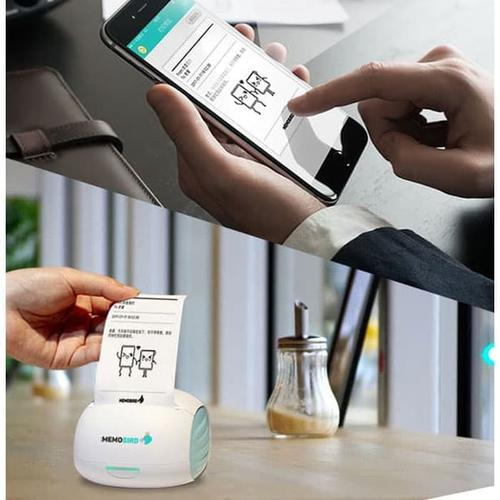 Foto Produk Memobird Smart Mini Printer Thermal Bluetooth POS Portable Printer HP dari Web Com