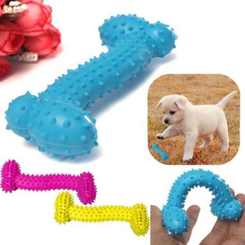 Foto Produk Mainan Anjing - Gigitan Anjing Tulang Karet Bergerigi Rubber Bone Chew dari Toko DS