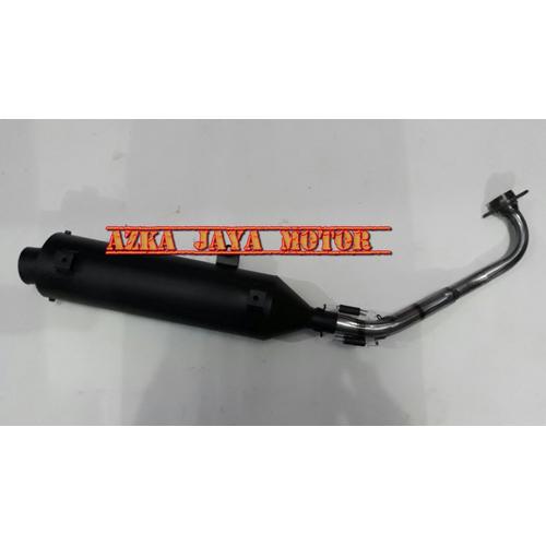 Foto Produk Knalpot Racing Bobokan Xeon Karbu Model Tsukigi Leher pisah dari Azka Jaya Motor