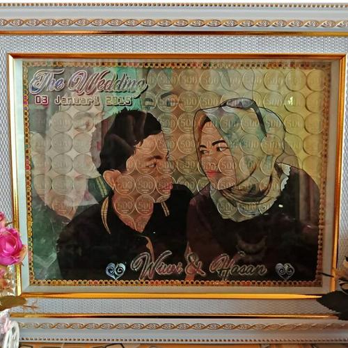 Jual Mahar sketsa couple/Vector - Kab. Bekasi - Mahar hawi | Tokopedia