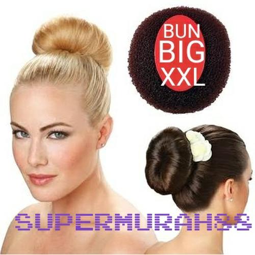 Foto Produk bun hair donut size XXL / hair bun XXL / sanggul / cepolan dari supermurah88