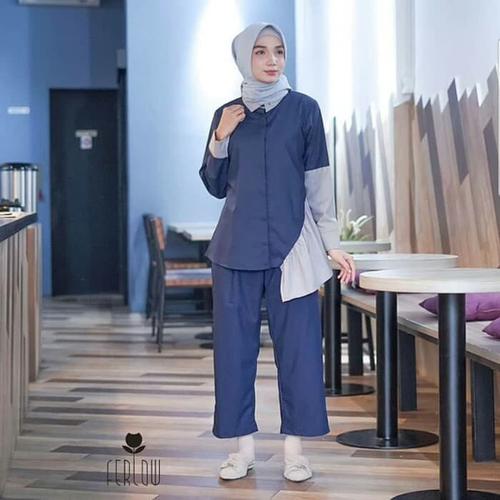 Foto Produk Best Seller alifa set 2in1 / setelan / jual baju murah grosir dari GStyle Outfit