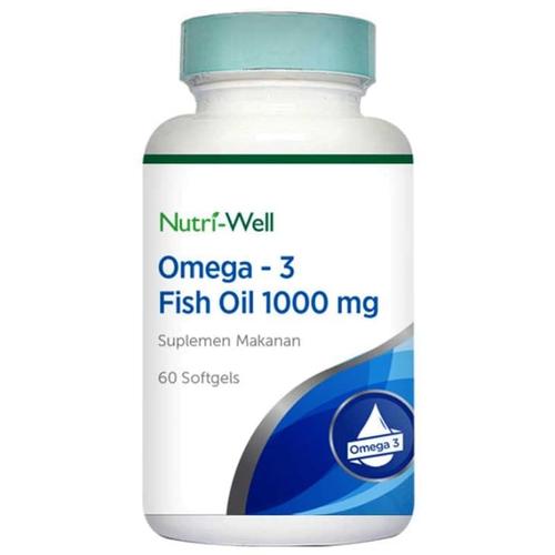 Jual Nutriwell Omega 3 Fish Oil 1000 mg 60 Softgels - Jakarta Pusat - Health  And Beauty Retail | Tokopedia