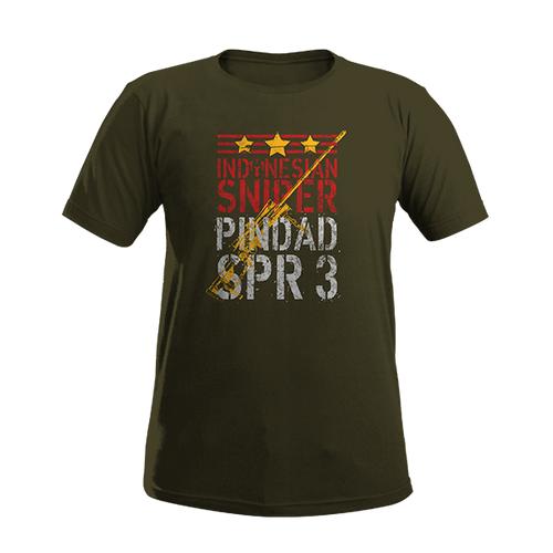 Foto Produk T shirt MOLAY INDONESIA SNIPER - Hijau Tua, M dari Molay