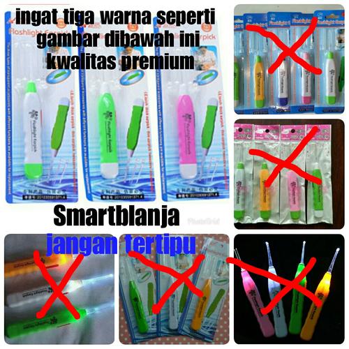 Foto Produk Korek Kuping Anak / Pembersih Telinga Lampu LED (Earpick Flash Light) dari Smart Indonesia