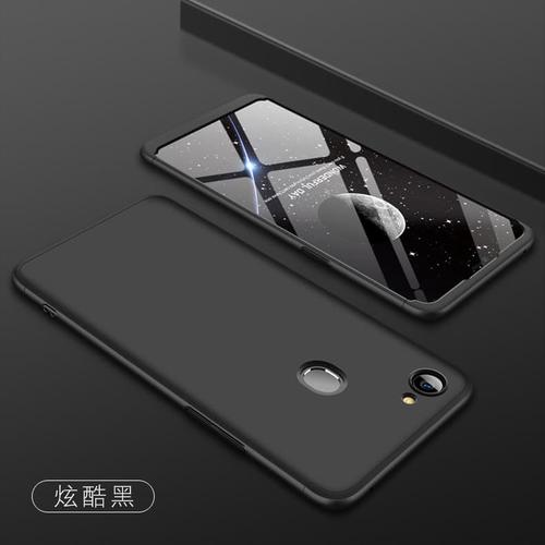Foto Produk 360 protection slim matte full armor case oppo F7 - Hitam dari importking