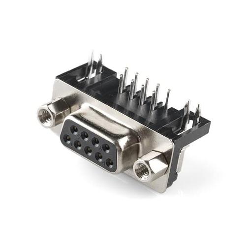 Jual DB 9 Female R/A Connector PCB Mounting Konektor Betina Right Angel ...