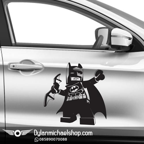 Jual Stiker Mobil DC Super Hero Batman Lego vinyl decal Car Sticker