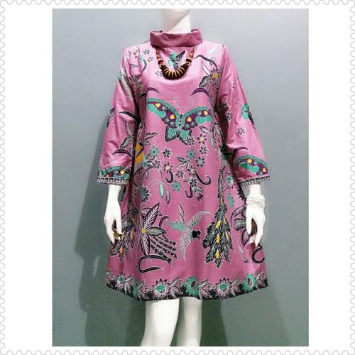 Foto Produk Tunik jumbo batik kantor wanita dari Batik Sri