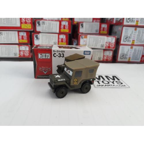 Gambar Tomica cars sarge army jeep c33 dari mmtoysjakarta Kota Tangerang Tokopedia