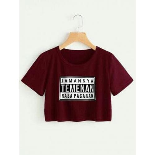 Foto Produk XO - TEMENAN CROP TEE dari Different Store
