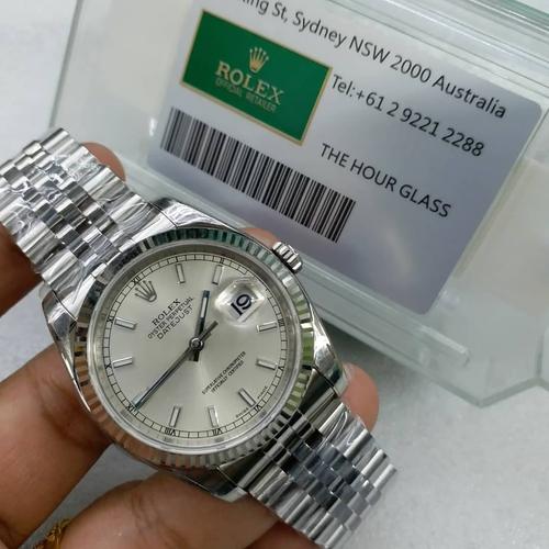 Jual BW ROLEX DATEJUST 36 116234 SILVER 904L SS JUBILEE CLONE 1:1 ARF -  Jakarta Pusat - Garasi Jam Ofc Bebypedia | Tokopedia