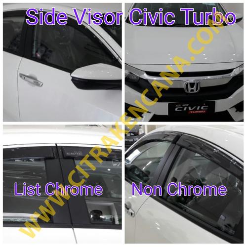 Gambar TALANG AIR CIVIC TURBO LIST CHROME dari CitraKencanaAccessories undefined Tokopedia