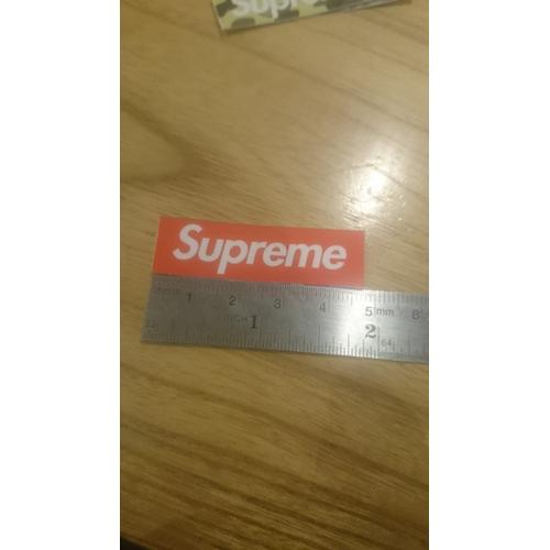 supreme box sticker