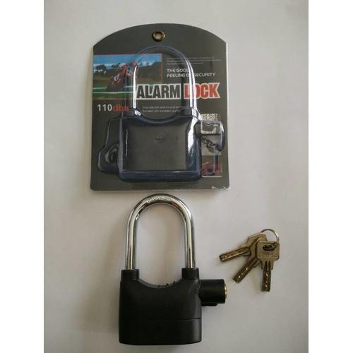 Foto Produk kunci gembok cakram Ban motor gembok Alarm padlock getar Ring Pendek dari angel-city