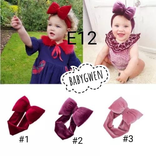 Foto Produk bando bayi anak perempuan headband velvet bandana - No 1 dari BabyGwen