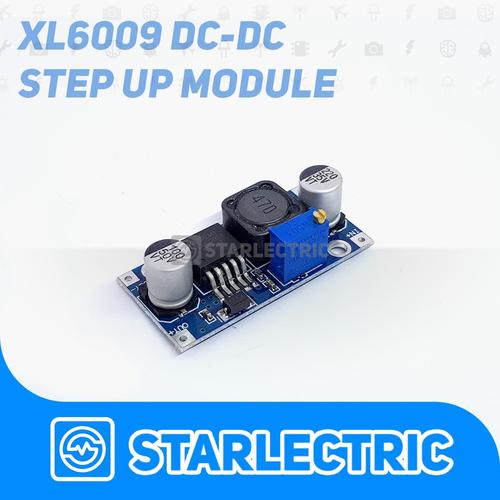 Foto Produk XL6009 XL 6009 Step Up Boost DC-DC 4A Adjustable Modul DC XL-6009 dari Starlectric