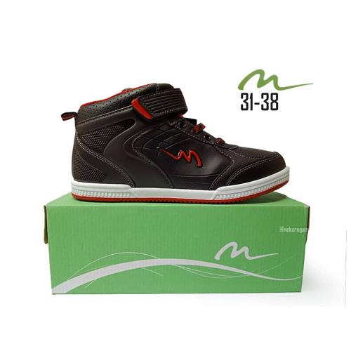 Foto Produk SEPATU SEKOLAH ANAK HITAM MERAH MICKELSON GRANBLUE BY ARDILES SD BOOT - 38 dari ANEKARAGAM DOT COM