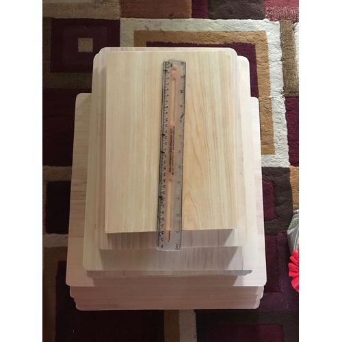 Gambar talenan kayu 20x30cm kotak papan kayu kotak wooden cutting board dari kulodereng Kota Batu Tokopedia