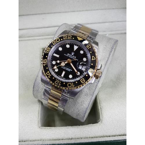 Pria Rolex Gmt Master II Two Tone 