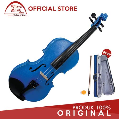Foto Produk Cremona Biola / Violin (1/2) SV-75 / SV-75BU - Biru dari Wijaya Musik Putra