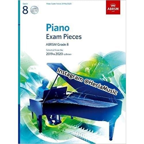 Foto Produk Piano Exam Pieces Grade 8 ABRSM with CD 2019 & 2020 dari HERIA MUSIC