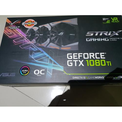 Foto Produk VGA NVDIA ASUS GTX 1080TI / GTX 1080 TI 11 GB STRIX OC EDITION dari chandut