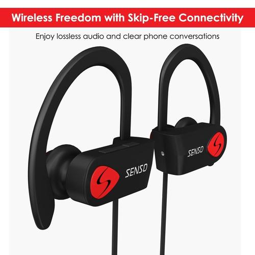 Gambar SENSO Bluetooth Wireless Sport Earphone Mic IPX7 Waterproof HD Stereo dari Lionheartno Games Store Jakarta Barat Tokopedia