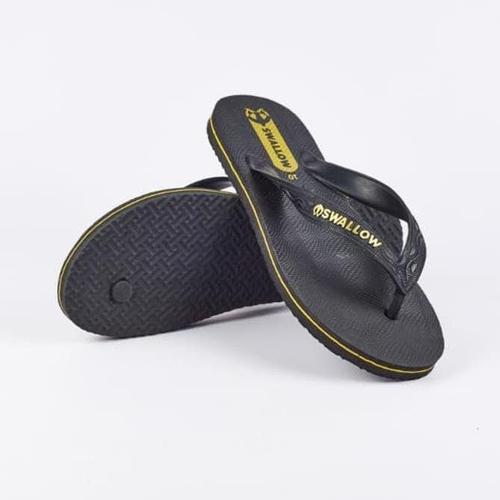 Foto Produk Promo -- Sandal Jepit Swallow Black Pearl Hitam Sendal Karet Pria dari Syariah_212
