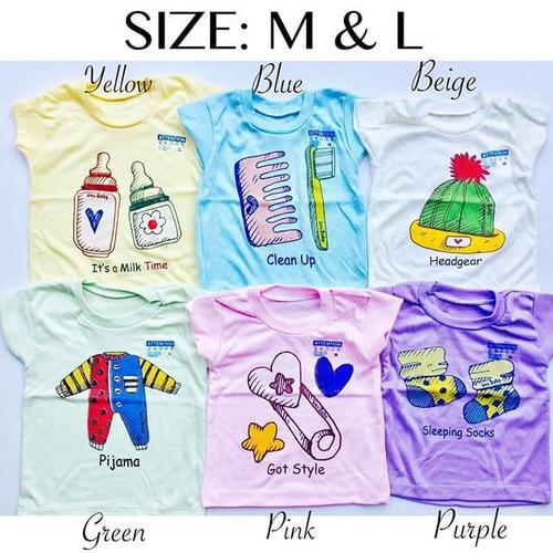 Foto Produk KAOS OBLONG ANAK L baju anak grosir baju bayi grosir kaos harian anak - random boy dari babeebabyshop2
