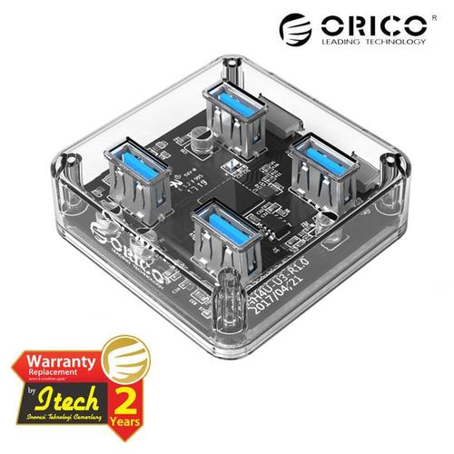 Foto Produk ORICO MH4U-U3 USB3.0 Transparent Desktop HUB dari manekistore