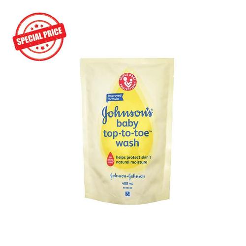 Foto Produk JOHNSON BABY BATH TOP-TO-TOE WASH 400ML REFILL PACK dari LotteMart Indonesia