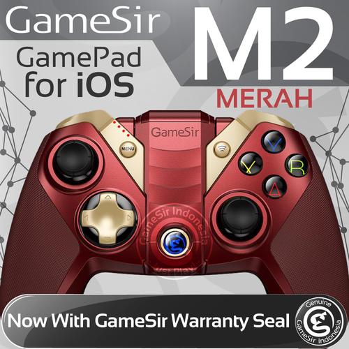 Foto Produk GameSir M2 MFi Bluetooth Controller Wireless gamepad for iOS - Merah dari GameSir