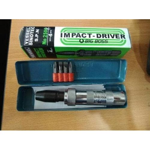 Gambar Vessel Obeng Ketok Impact Driver Set 4 Pcs Bits dari TOEFL LENGKAP Kota Medan Tokopedia