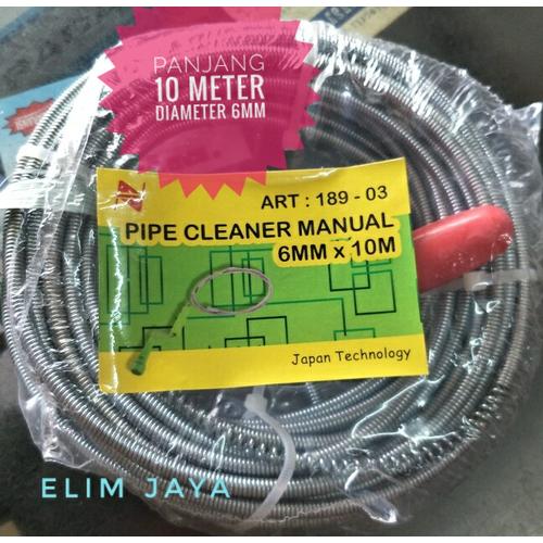 Foto Produk kawat spiral pembersih pipa diameter kawat 6mm, panjang 10 meter dari elim jaya