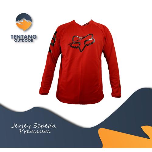 Foto Produk PREMIUM Jersey Downhill Cross Sepeda Motor Baju Kaos F015 MTB Motor - M dari TentangOutdoor