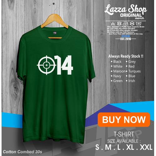 Jual Kaos / Baju / T-shirt Angka 14 