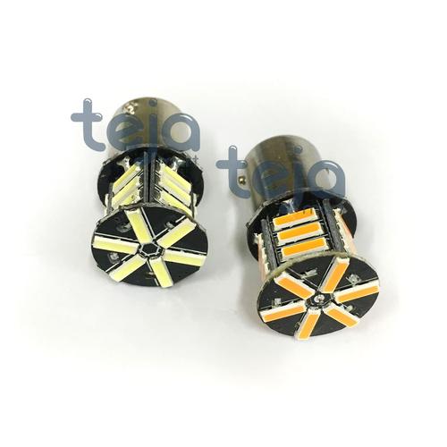 Foto Produk LED Lampu Sein Sen Reting 1156 Bayonet 1 Kaki 7020 21 Mata 10W Manteng - Kuning dari TejaMart