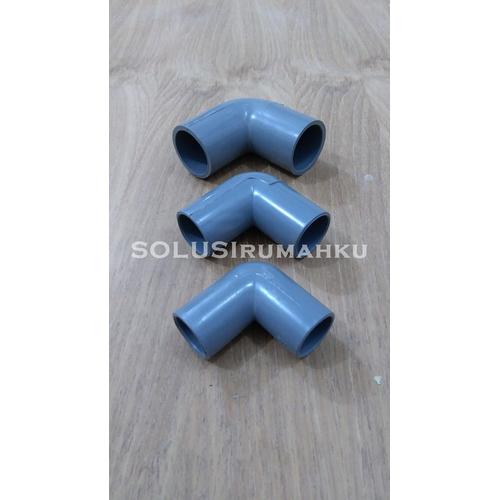 Foto Produk Knee PVC AW 1" Knie Keni Belokan Bengkokan PVC 1 Inch In MASPION dari SOLUSIrumahku