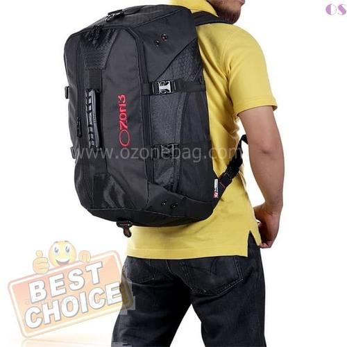 Foto Produk Ransel TRAVEL Multifungsi OZONE 304 + Raincover OZONE STREET SHIELD [H dari Jonny Bag