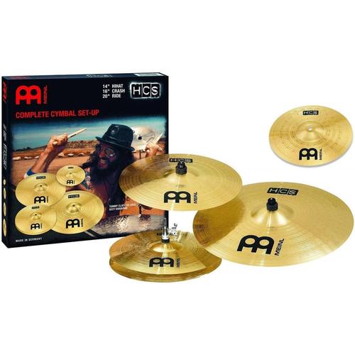 Foto Produk Cymbal Meinl HCS 141620 With 10" HCS Cymbal Set Pack dari TOP MUSIK