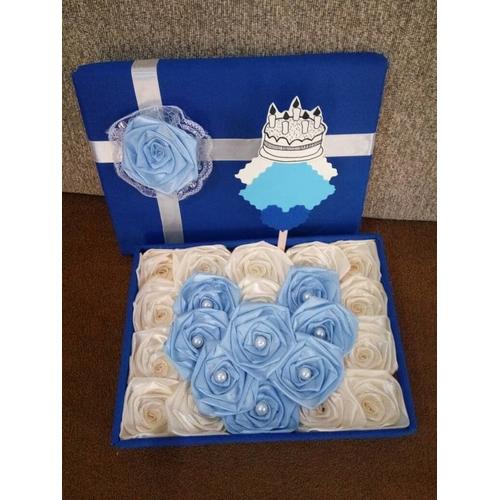 Foto Produk bunga box satin handmade hadiah valentine anniv ultah dari putria-