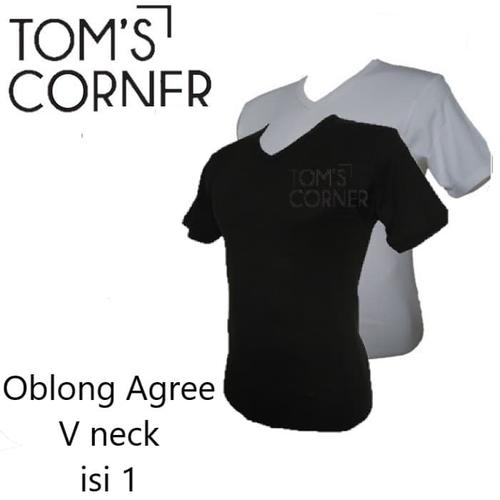 Foto Produk kaos dalam oblong pria AGREE V NECK cowok dewasa agree rider gtman - PUTIH V NECK, AGREE M dari TomsCorner